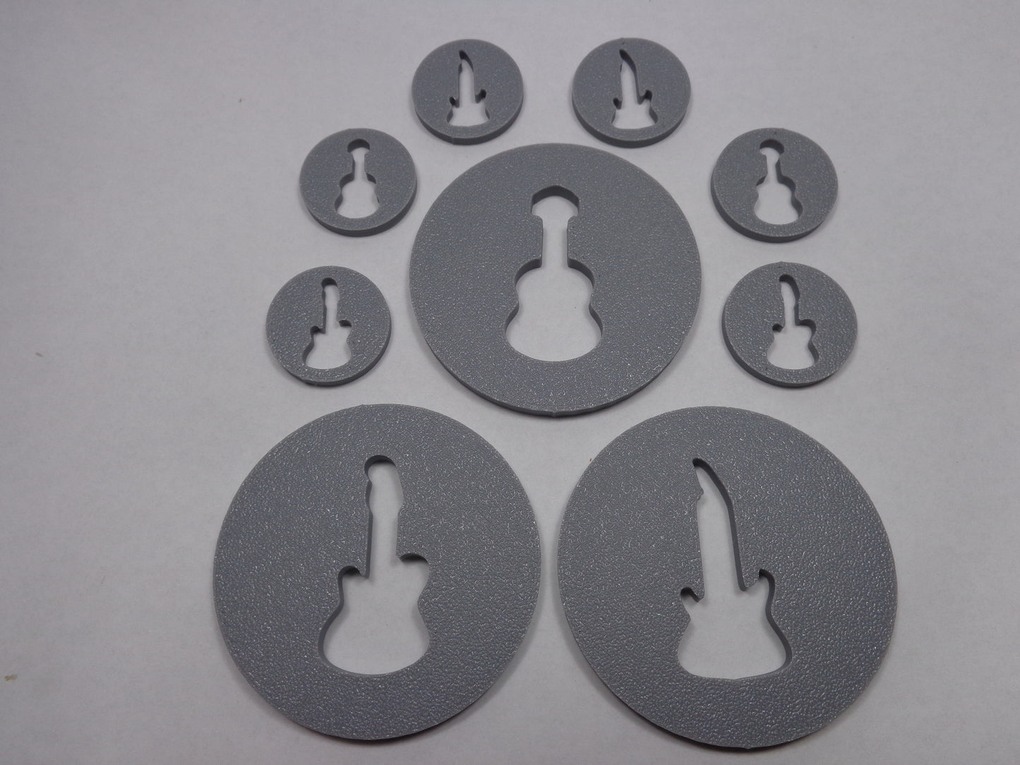 Guitar Soap Extruder Disc Set- 3 piece