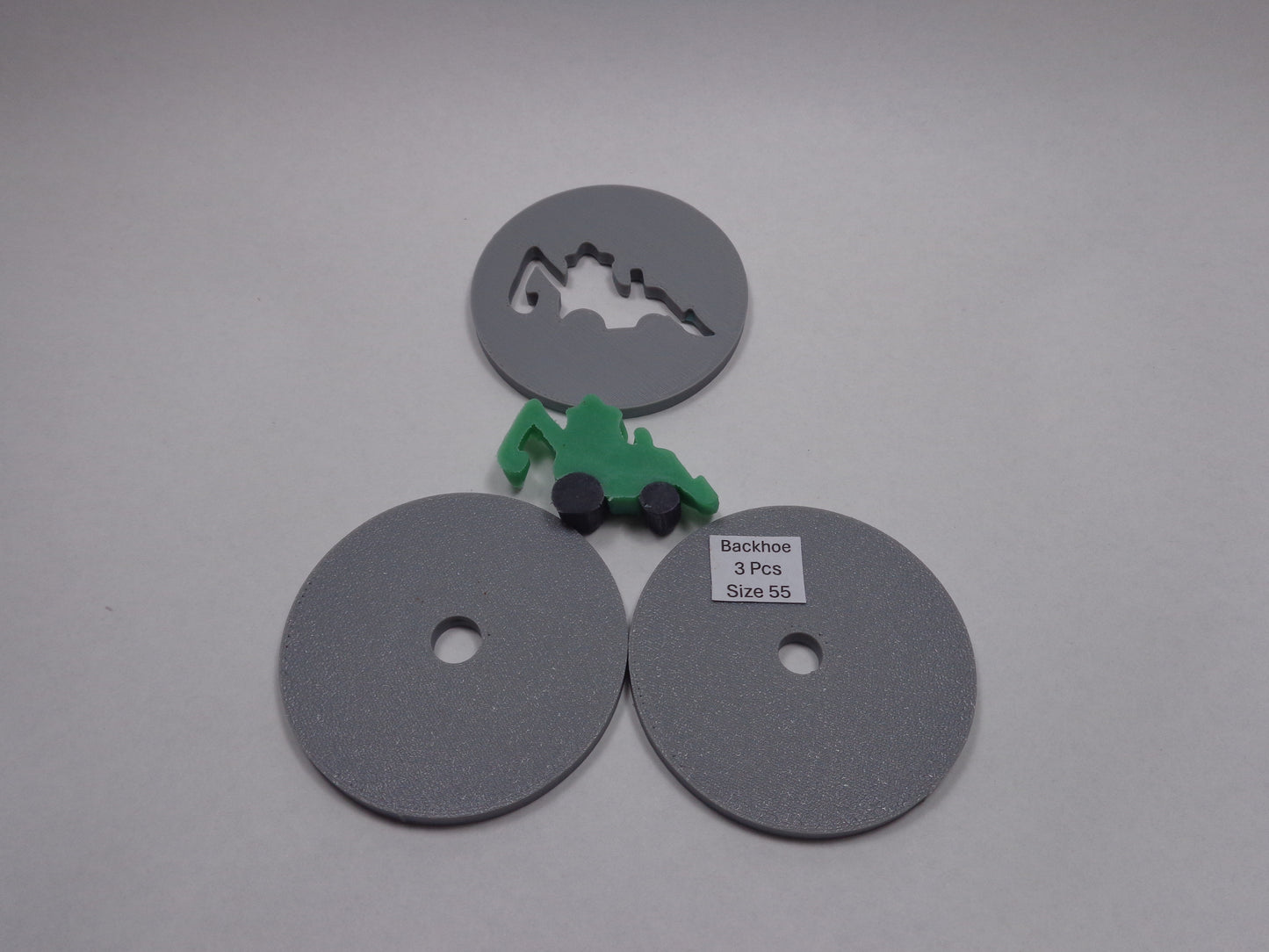Backhoe Soap Extruder Disc Set - 3 piece