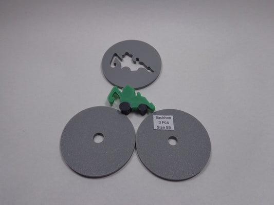 Backhoe Soap Extruder Disc Set - 3 piece