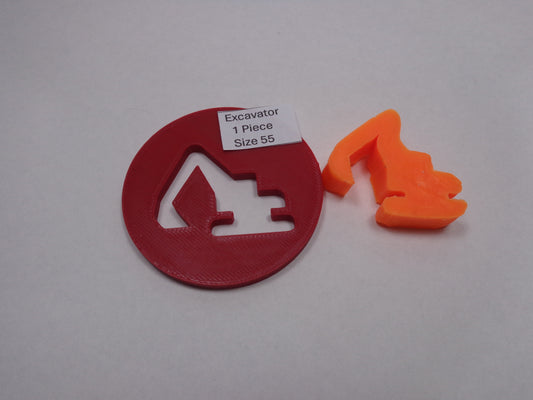 Excavator Soap Extruder Disc Set - 1 piece.