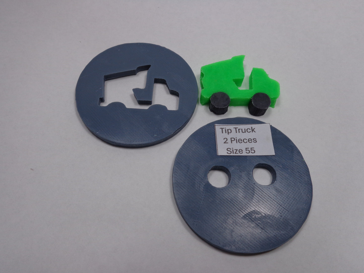 Tipper Truck / Tip Truck Soap Extruder Disc Set - 2 piece